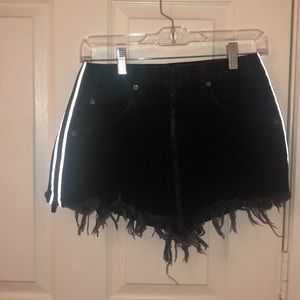 black denim jean skirt from LF